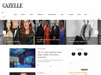 gazellemagazine.com snapshot