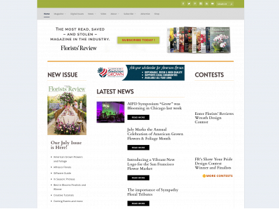 floristsreview.com snapshot