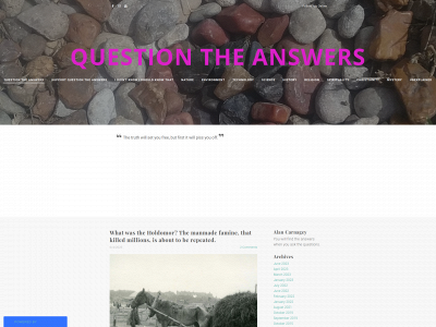 questiontheanswers.weebly.com snapshot