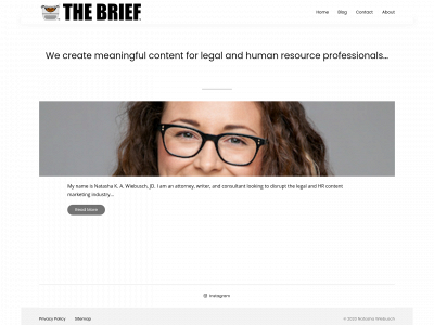 thebriefcontent.com snapshot