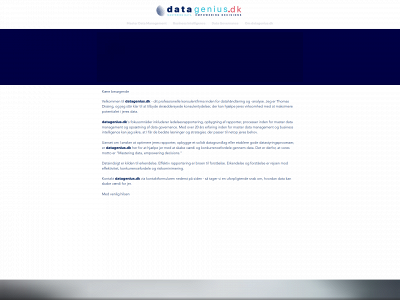 datagenius.dk snapshot