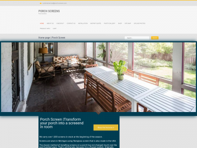 porch-screens.com snapshot