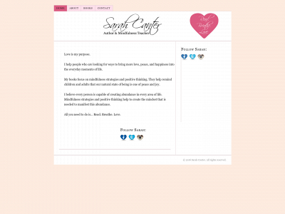 sarahcanter.com snapshot