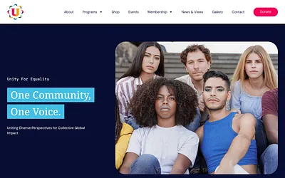 unityforequality.org snapshot