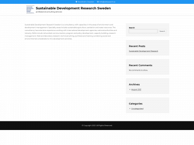sdresearch.se snapshot