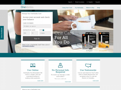 thevanillaprepaid.com snapshot