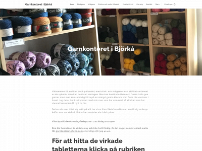 garnkontoretibjörkå.se snapshot