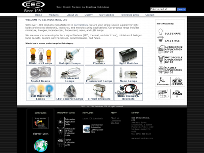 cecindustries.com snapshot