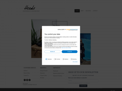 heedsshoes.com snapshot