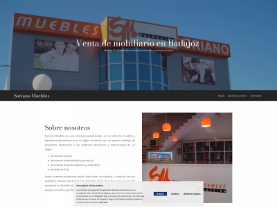 sorianomuebles.com snapshot