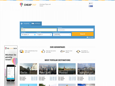 cheaptrip.no snapshot