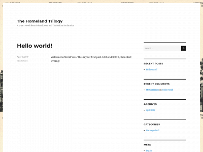 thehomelandtrilogy.com snapshot