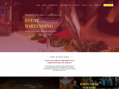 firewaterbars.com snapshot