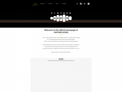 vintheraudio.dk snapshot