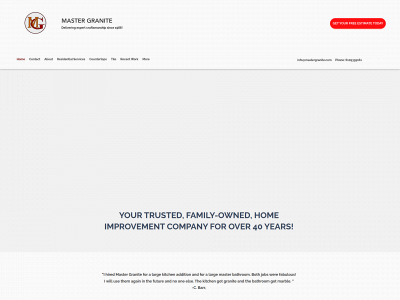 www.mastergranite.com snapshot