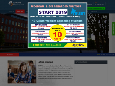 www.savidya.in snapshot