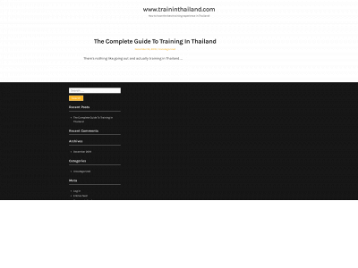 traininthailand.com snapshot