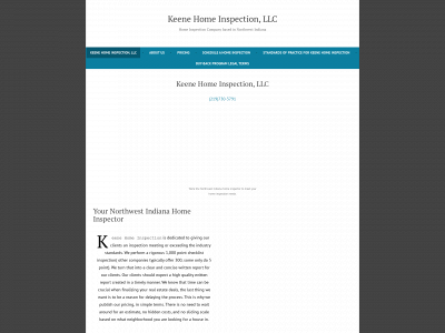 keenehomeinspection.com snapshot