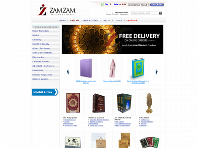 zamzamdirect.com snapshot