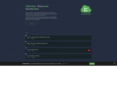 cybervue.net snapshot