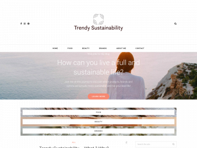 trendysustainability.com snapshot