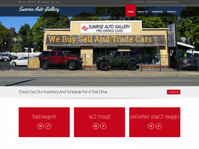 sunriseautogallery.com snapshot