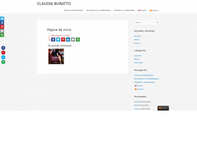 claudiaburatto.com snapshot