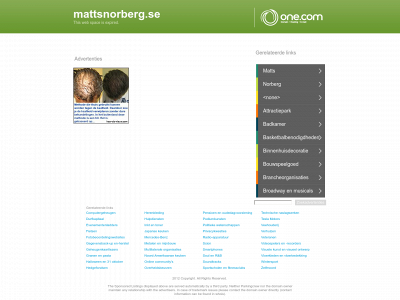 mattsnorberg.se snapshot