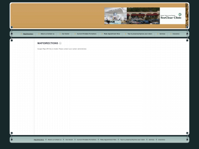 seeclearclinic.com snapshot
