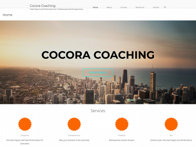 cocoracoaching.com snapshot