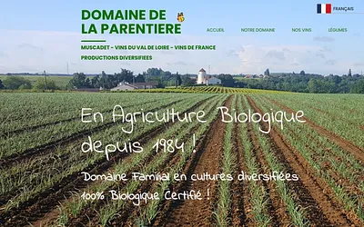 domaine-de-la-parentiere.fr snapshot