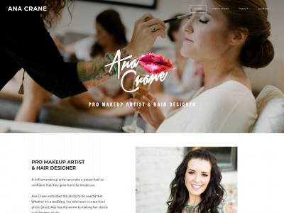 www.anacranebeauty.com snapshot