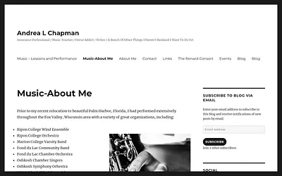 andrea-chapman.com snapshot