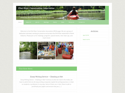 flintriverconservation-al.org snapshot