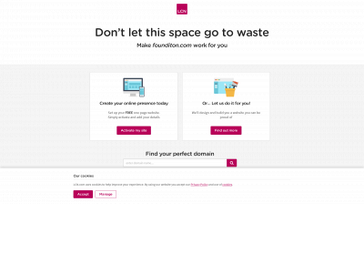 founditon.com snapshot