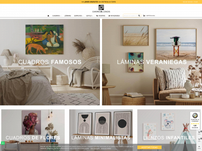 cuadrosylienzos.com snapshot