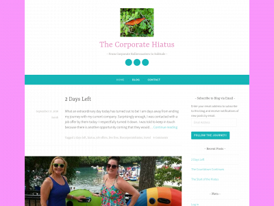 thecorporatehiatus.com snapshot