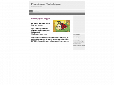 nyckelpigan.one snapshot