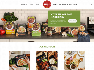 sujiskorean.com snapshot