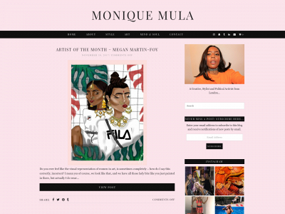 moniquemula.com snapshot