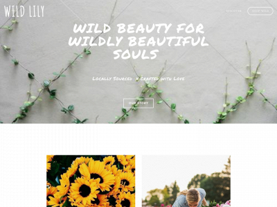 wildlily.net snapshot