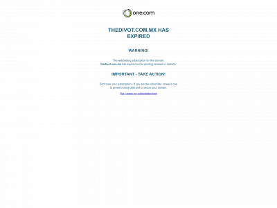 thedivot.com.mx snapshot