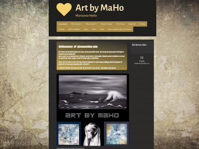 artbymaho.123hjemmeside.no snapshot
