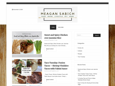 meagansabich.com snapshot