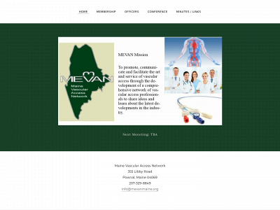 mevanmaine.org snapshot