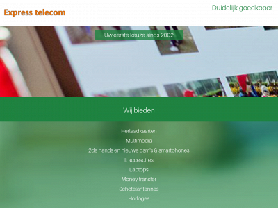 expresstelecom.be snapshot