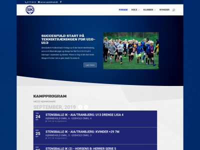 stensballeikfodbold.dk snapshot