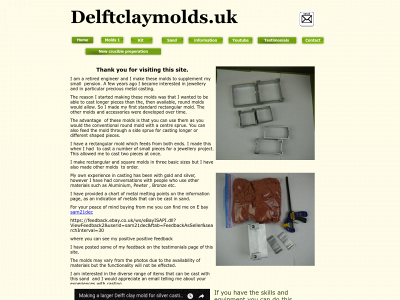 delftclaymolds.uk snapshot