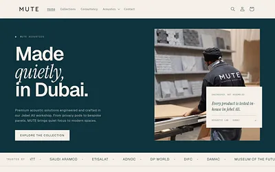www.mute.ae snapshot