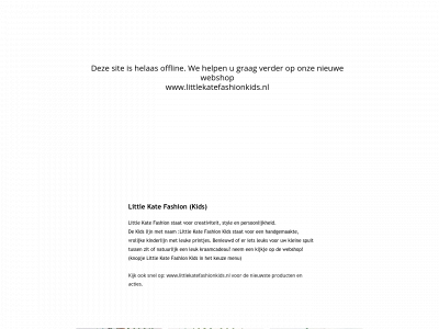 littlekatefashion.nl snapshot